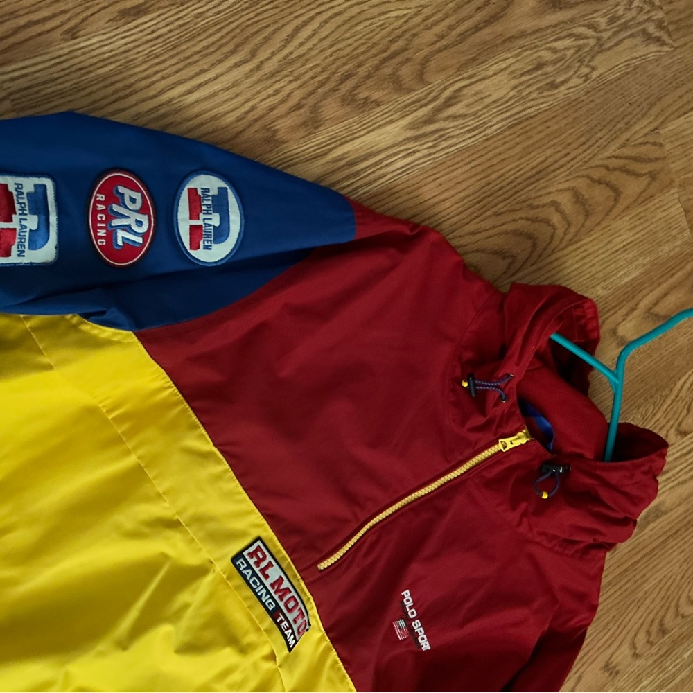 Colorblock Polo Racing Jacket - Picture 3 of 4